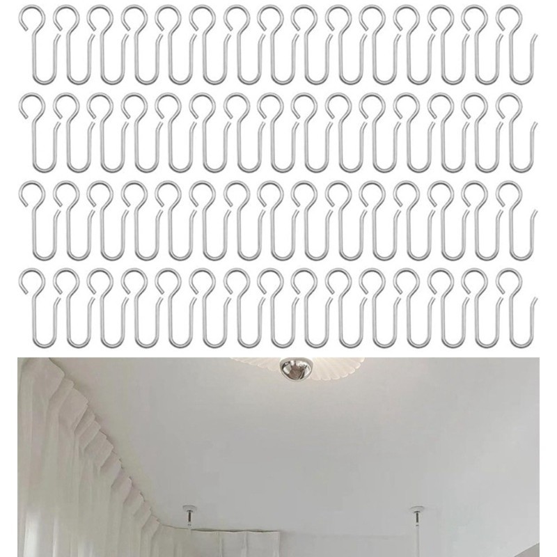 MAI 80 ชิ้นผ้าม่าน Access S13 ตะของอได้สําหรับติดตั้ง