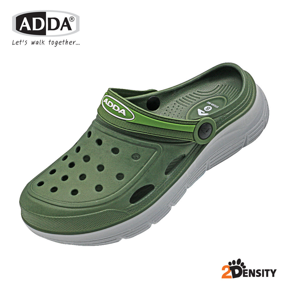 ADDA รุ่น 5TD88 SIZE (7-10) 2DENSITY นุ่มสวมใส่สบายมีสายรัดหลังมาให้เพิ่มความกระชับ รองเท้าหัวโต