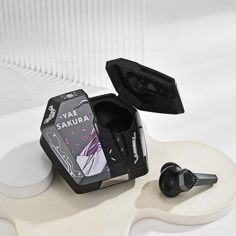 ของขวัญฟรีHonkai Impact 3 Yae Sakura บลูทูธ 5.3 หูฟัง Soundline Bronya Kiana Elysia TWS ไฮไฟคุณภาพเส