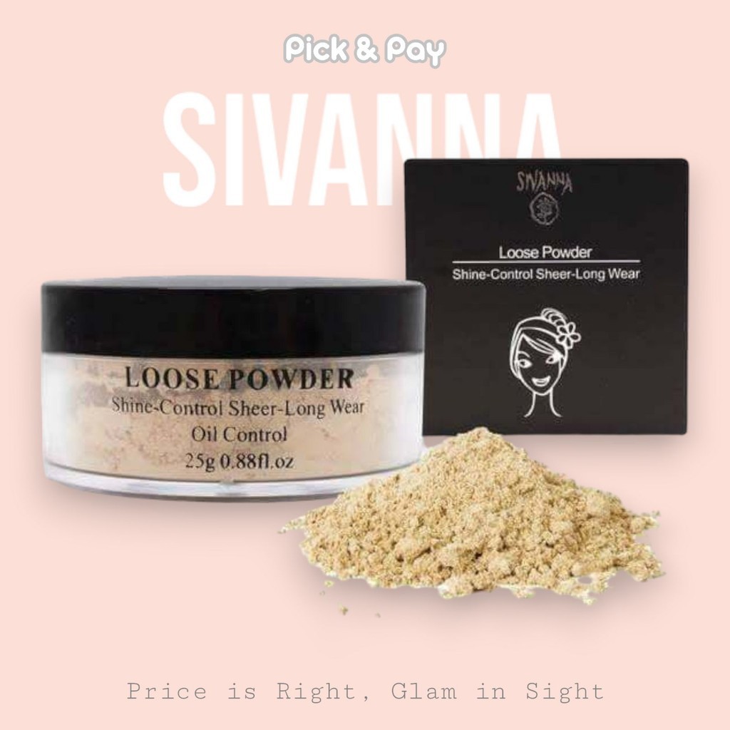 Sivanna Loose Powder แป้งฝุ่น เนื้อละเอียด (F010)
