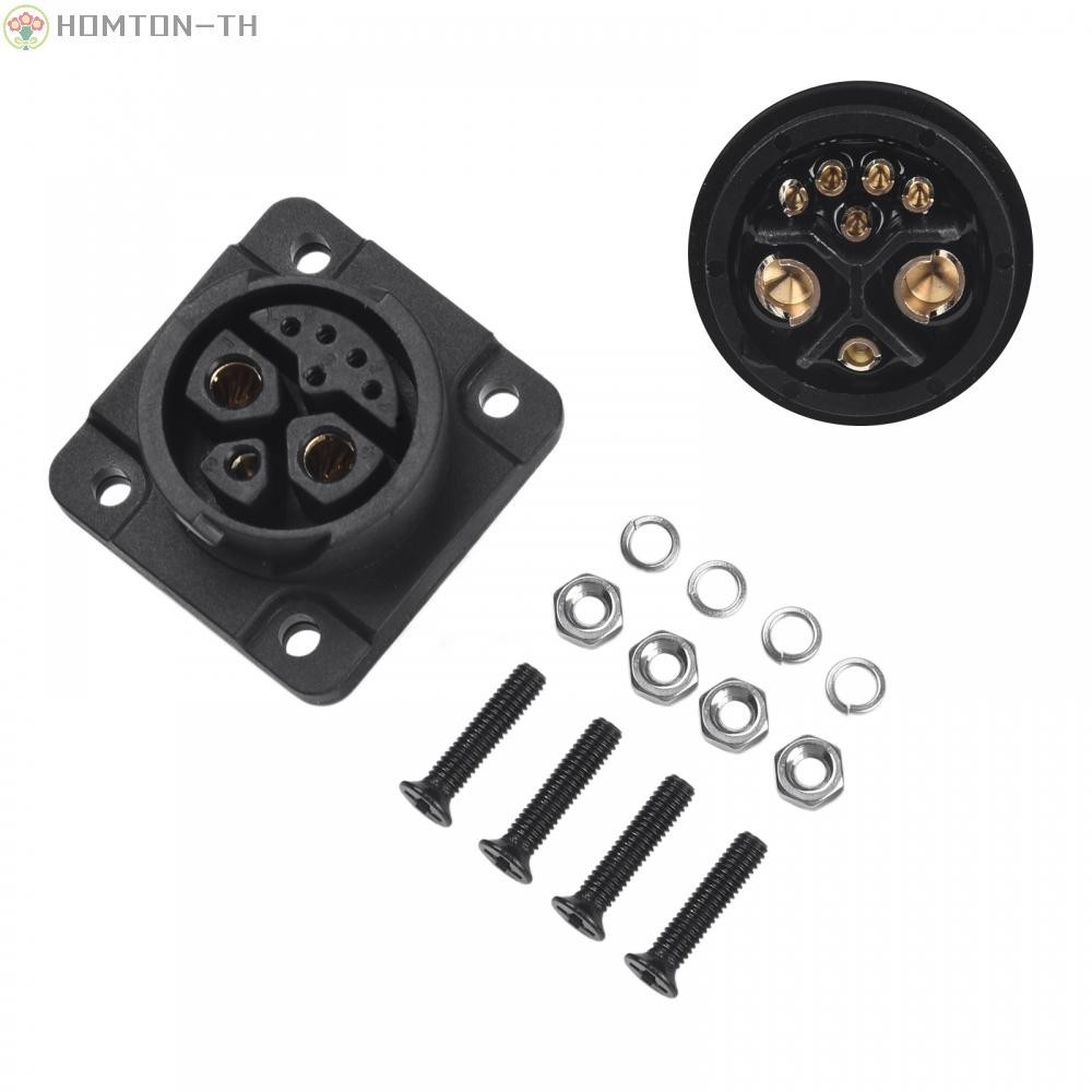 M23 IP67 ชายหญิง 2+1 Plus 5 ขั้วต่อแบตเตอรี่, เครื่องชาร์จรถจักรยานยนต์-ซ็อกเก็ต