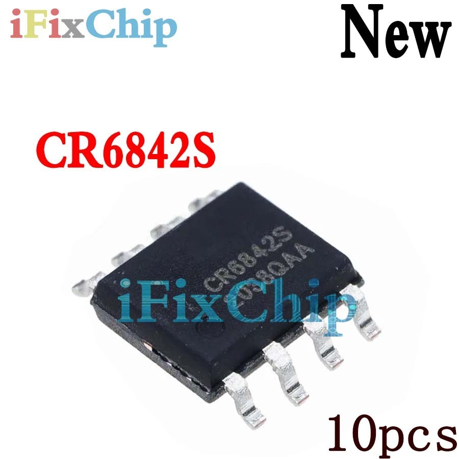10 ชิ้น CR6842S SOP-8 CR6842 ใหม่