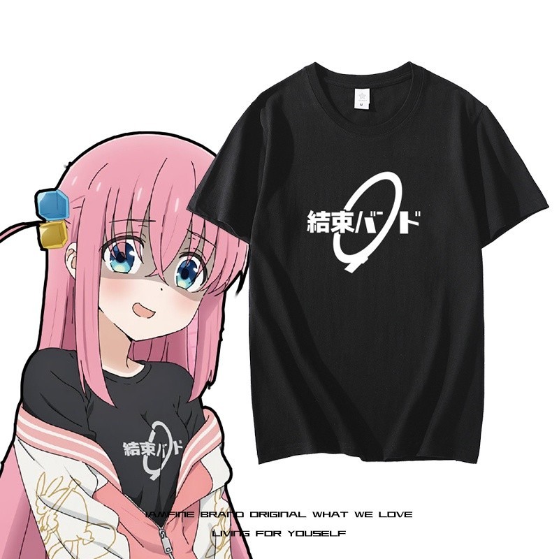 🎁🎀Bocchi The Rock Goods Hitori Goto Meme Merch Shirt Bocchi Rock! เสื ้ ออนิเมะ
