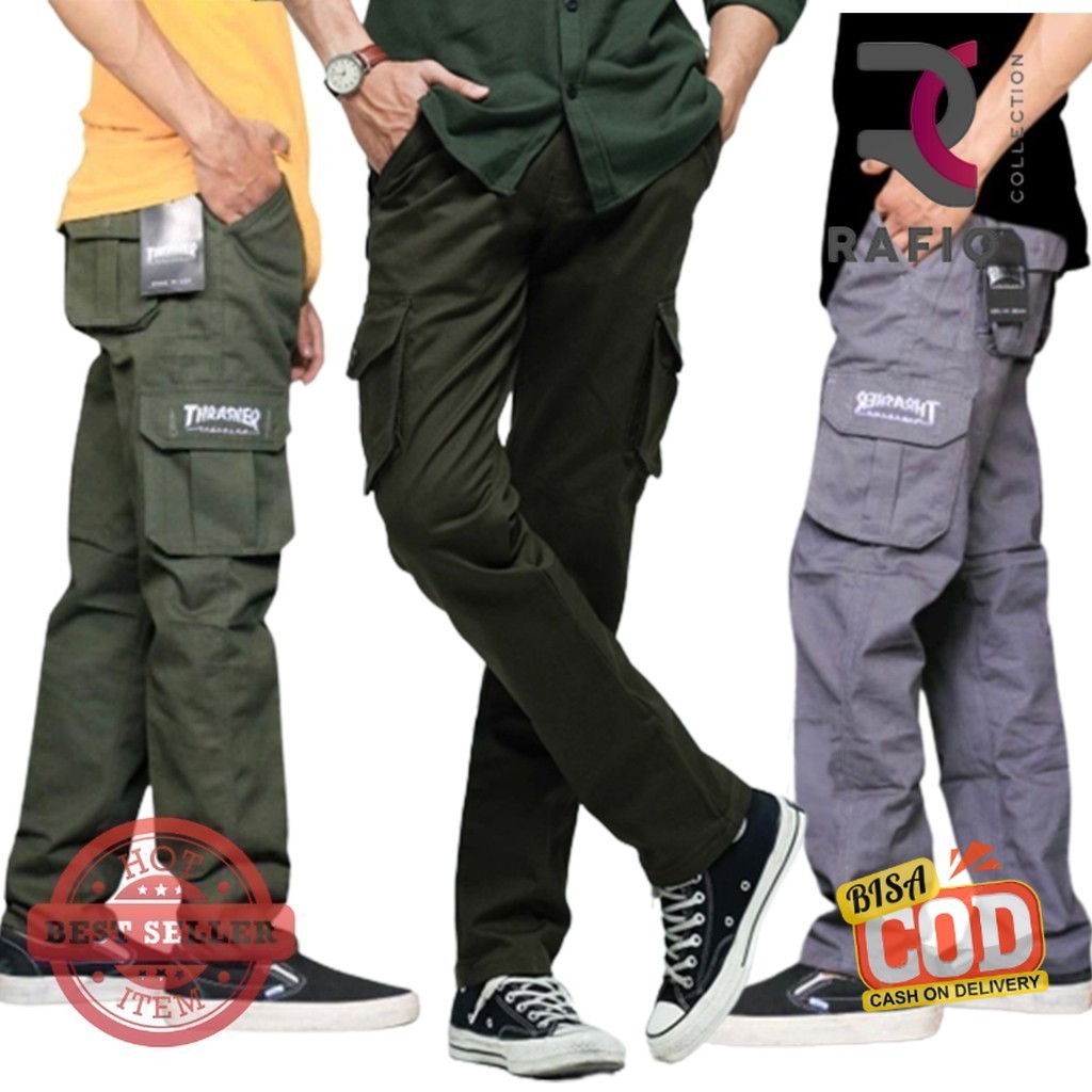 กางเกง CARGO LONG REGULAR SLIM FIT ALL SIZES 27 - 38