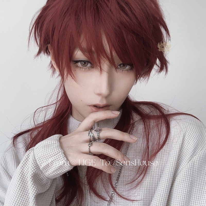 สีขาวอะนิเมะคอสเพลย์วิกผมสั้นผู้ชายวิกผมสังเคราะห์อุณหภูมิสูงไฟเบอร์คอสเพลย์ผมสําหรับผู้ชายผู้หญิงพรรคสวมใส่ - รูปที่ 3