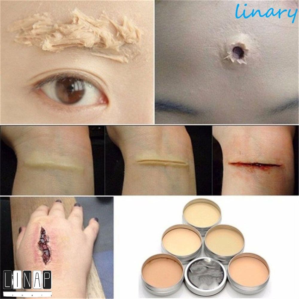 Culinaryhv ฮาโลวีนแต่งหน้าขายร้อนจมูกการสร้างแบบจําลองสีโป๊วผิวขี้ผึ้งเครื่องสําอางปลอมรอยแผลเป็น