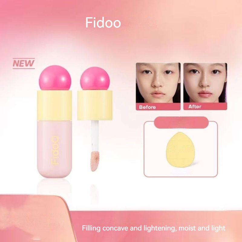 Fidoo Bubble Brightening คอนซีลเลอร์ หินภูเขาไฟ亮提液 หินภูเขาไฟปกปิดจุดบนใบหน้า Dark Circles และแก้ไขฝ้าคอนซีลเลอร์แต่งหน้าบนใบหน้า