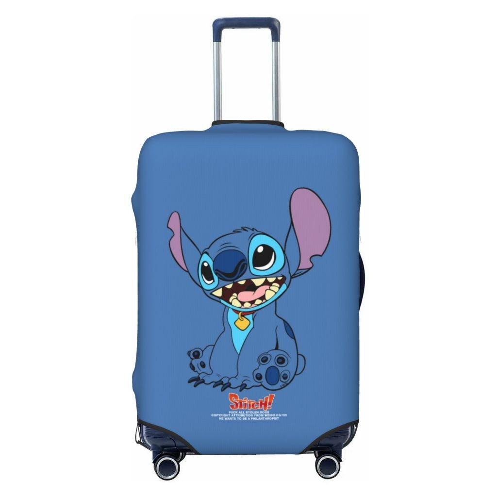 Lilo & Stitch ผ้าคลุมกระเป๋าเดินทางแบบยืดหยุ่นกระเป๋าเดินทางสําหรับ 18-32 นิ้วกระเป๋าอุปกรณ์เสริมเหม