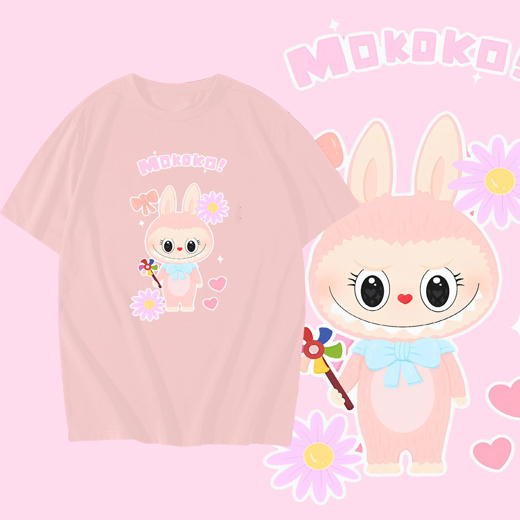 Labubu Pop Mart T-shirt ผ้าCotton 100% ใส่ได้ ทั้ง ชาย ใส่สบาย ไม่หด ไม่ย้ s-5xl 079