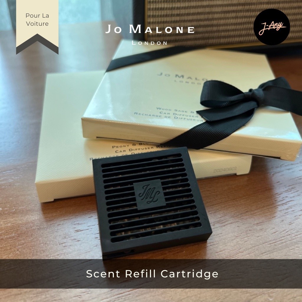 น้ำหอมบนรถ  Jo Malone Refill Cartridge Car Diffuser 🌈  รีฟิลตลับเจลหอมในรถโจ มาโลน🇬🇧  🆓 โบว์สำหรับแข