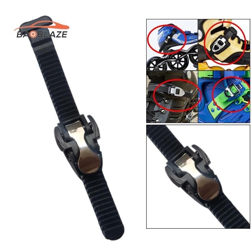 [Baoblaze] สายรัดรองเท้าสเก็ตพร้อมหัวเข็มขัด Fixing Fasten Tie อะไหล่ทดแทน