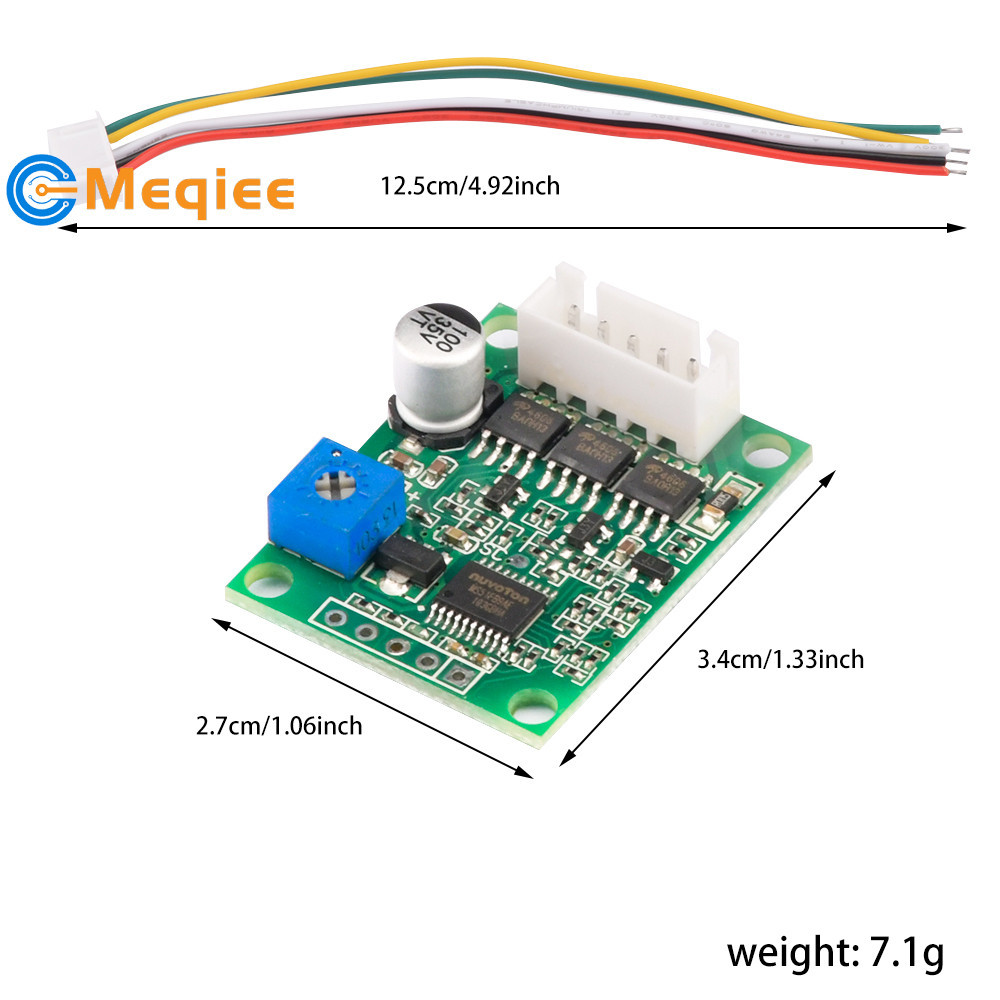 Dc6-20v 60W BLDC สามเฟส DC Brushless Hallless Motor Controller PWM มอเตอร์ไร้แปรง ESC Driver Board