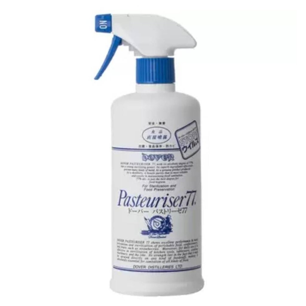 Food Grade Dover Pasteuriser 77 ผลิตภัณฑ์แอลกฮอล์ฆ่าเชื้อจากญี่ปุ่น สำหรับฉีดพ่นบนอาหาร