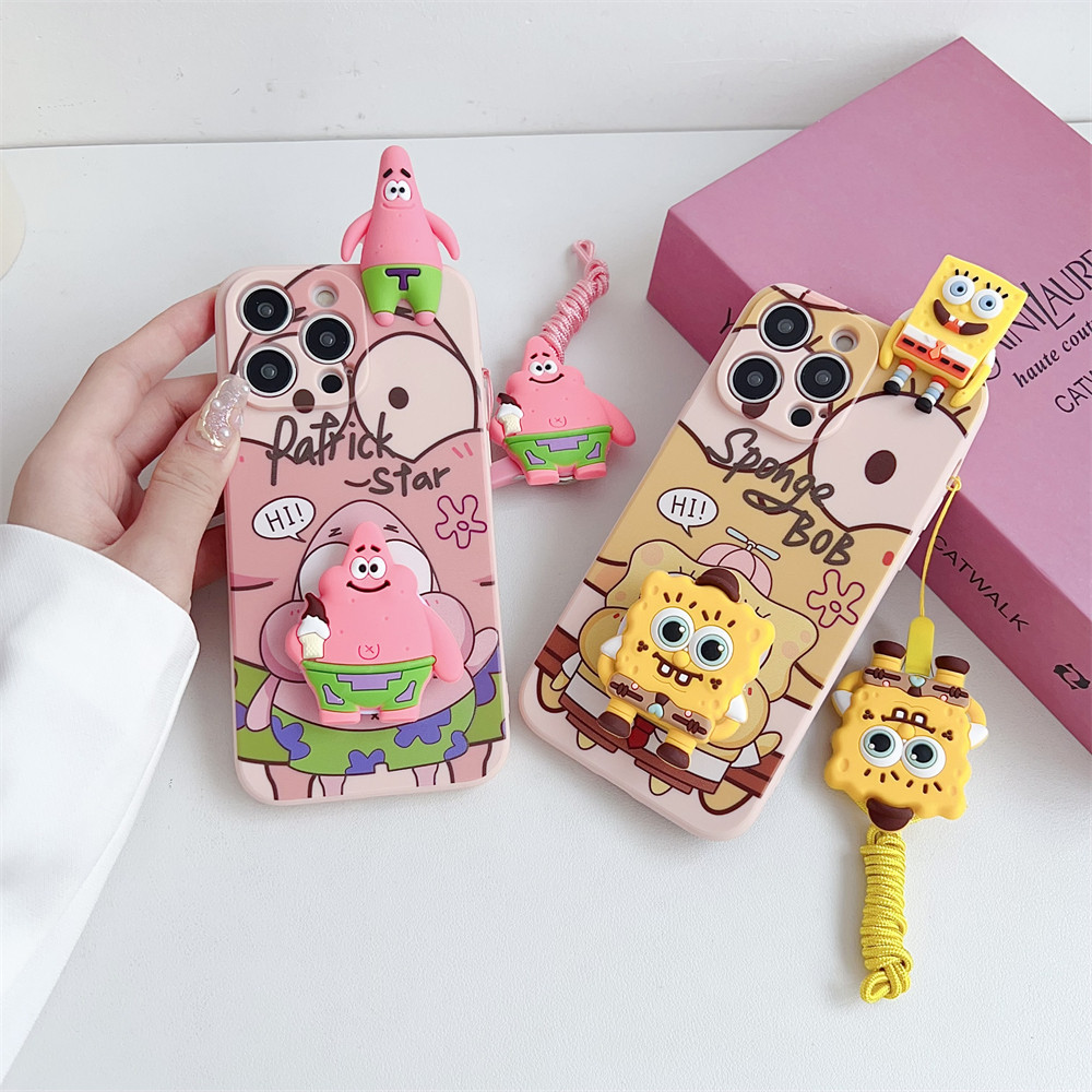 Tecno Pova Pova 2 Pova 3 Pova 4 Pova 4 Pro Pova Neo J8 Phantom 9 Y2 ปลอกการ์ตูน Patrick Star SpongeB