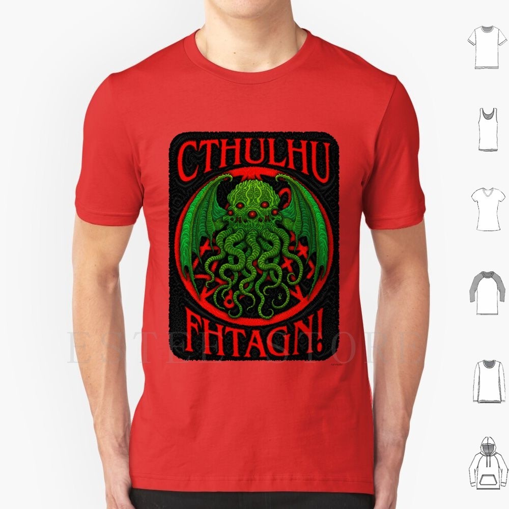 Cthulhu Fhtagn-Azhmodi 2019 เสื้อยืดผู้ชายผ้าฝ้าย 6xl Hp Necromicon Call Of Cthulhu Cthulhu Miskaton