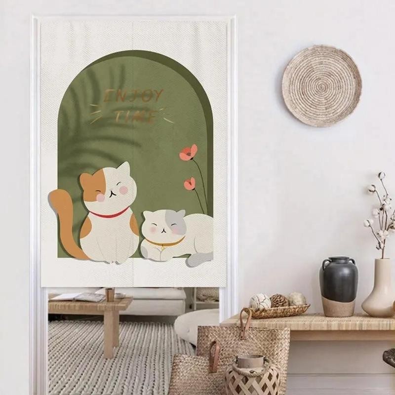 แนะนำ ผ้าม่าน ผ้าม่านประตูแบบราว, ขนาดและลวดลายที่กำหนดเอง, พร้อมราวยืดหดได้ ผ้าม่านประตูแบบเวลโคร ติดเองและไม่ต้องเจาะ สำหรับห้องครัว ห้องนั่งเล่น ห้องนอน ป้องกันความเป็นส่วนตัว*- ราคาพิเศษ มีเก็บเงินปลายทาง