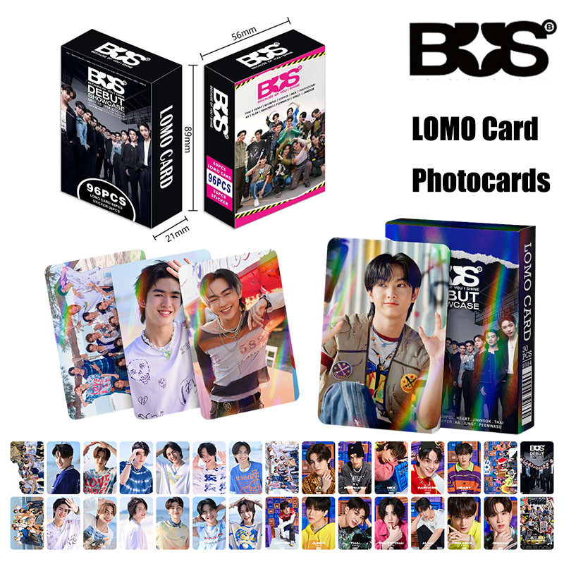 การ์ดโลโม่ BUS Debut Photocard Feeling Bab Wa Ooh เพราะคุณ I Shine Photocards Lomocard Holographic Photocard
