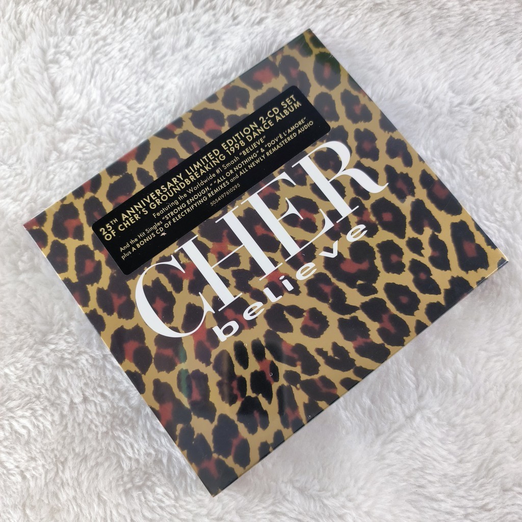 J295 Cher Believe 2CD Compilation 2023 อิเล็กทรอนิกส์ A0825