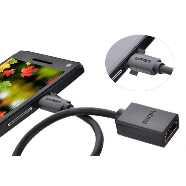 UGREEN รุ่น 20134 Micro HDMI to HDMI Female Adapter รองรับ 4K 30Hz ตัวแปลงสัญญาณ HDMI - รูปที่ 5
