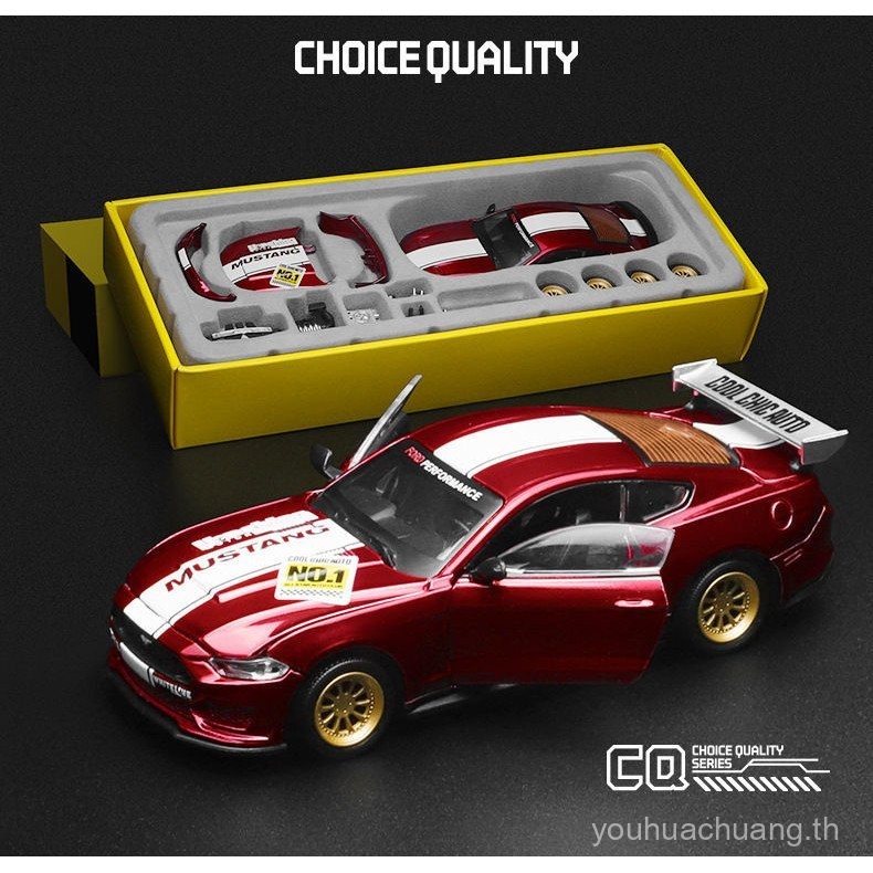 โมเดลรถแข่ง CCA Caiper 1/42 Ford Mustang GT แบบโลหะผสม ถอดออกได้ ของขวัญเด็ก ราคา ถูกที่สุด ดีลบีเคเค แกลเลอรีภาพที่ 7