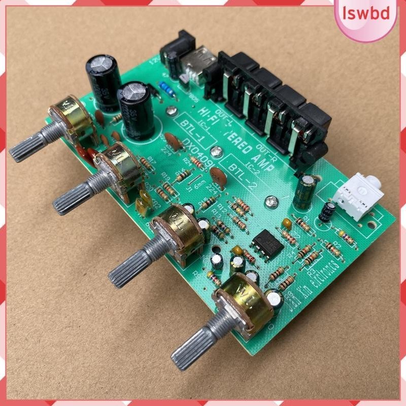 [lswbd] Dx0409 100W Channel Digital Power Audio สเตอริโอเครื่องขยายเสียง DC 12V