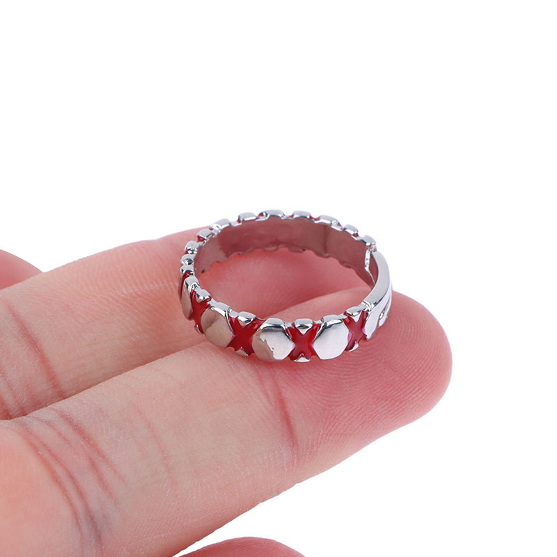 อะนิเมะ Cos Tokyo Ghoul JUZO SUZUYA REI Boy ปรับแหวนนิ้วสําหรับผู้หญิงผู้ชายคอสเพลย์เครื่องประดับอุป