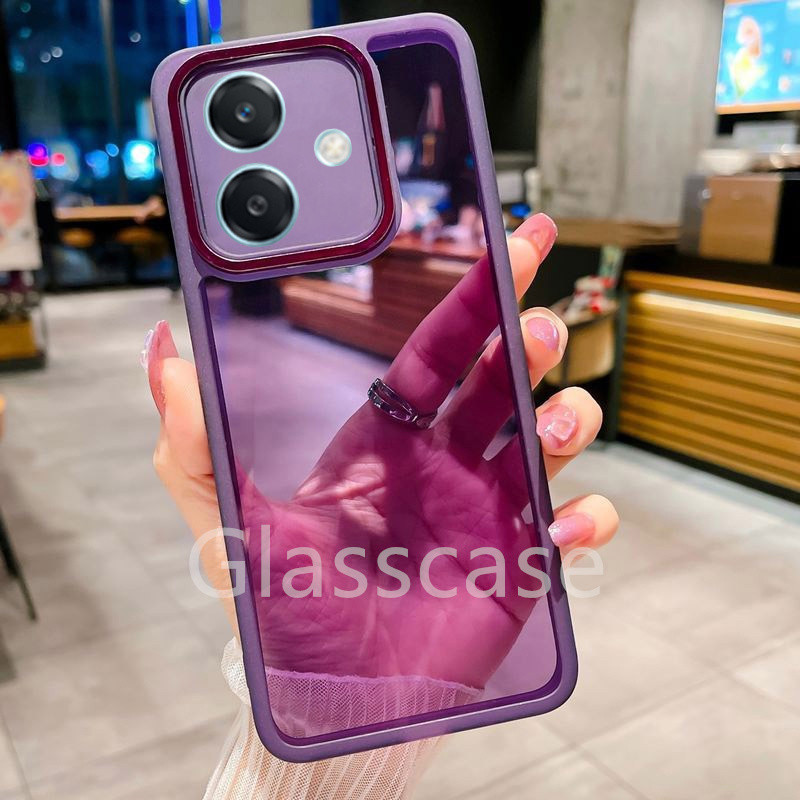Oppo A3XปลอกสําหรับOppo A3 A5 X pro A3X A3pro A5i A5ipro A5X A5pro OppoA3X OppoA5pro Squareเคสโทรศัพท์แฟชั่นคู่นุ่มกันกระแทกCameเลนส์ป้องกันปลอกฝาหลัง