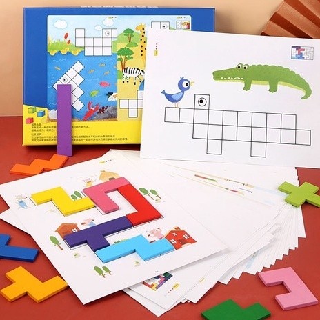 Puzzle Tetris ของเล่นต่อปริศนา