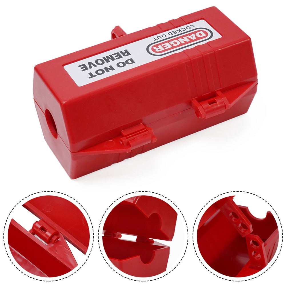 【Bestshe】Plug Lock Box Household Plug Industrial Plug Lock Lockout Box Plastic ABS 1 Pc - รูปที่ 3
