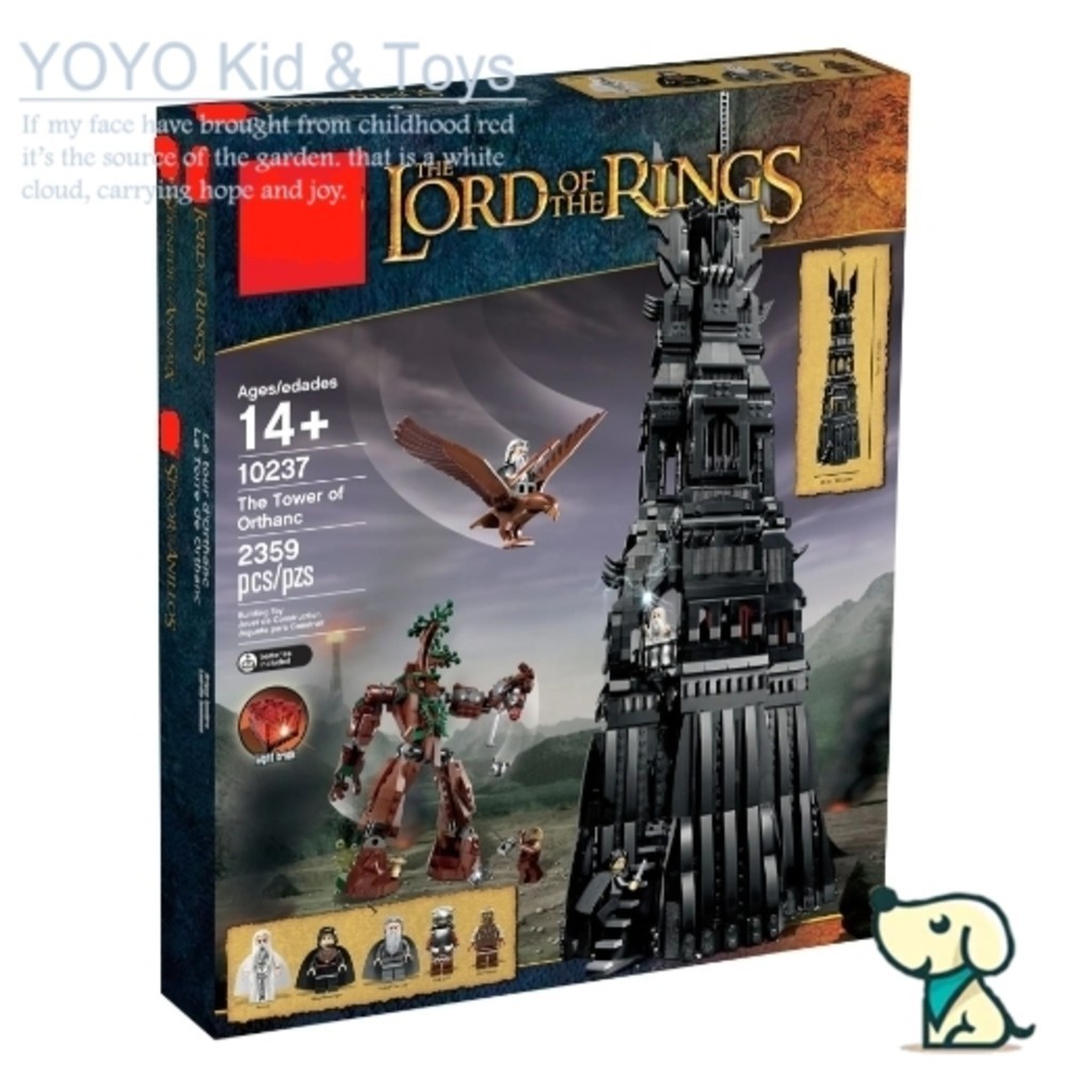 Yoyo Hobby HC5N เข้ากันได้กับ Lord of the Rings 10237 Tower of Orthanc 2350+PCS Building blocks ของเล่น EQ1