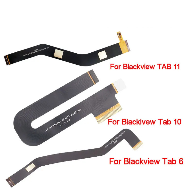 สําหรับ Blackview Tab 6 10 11 12 15 13 18 หน้าจอ LCD Flex Cable Transfer FPC หลักริบบิ้นสําหรับ blac