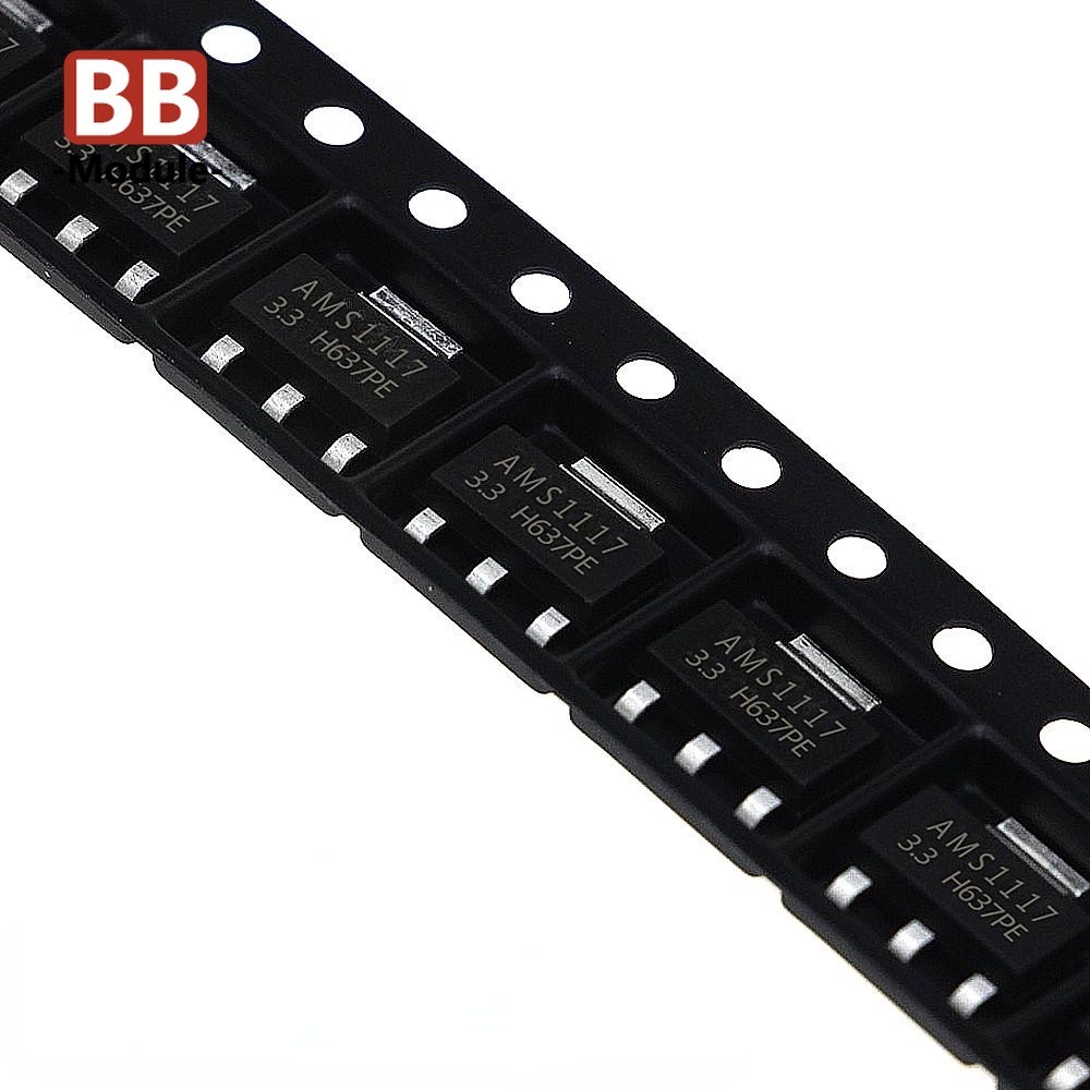 50pcs Original AMS1117 LDO SOT-223 AMS1117 3.3V 1.2V 1.5V 1.8V 2.5V 5.0V ADJ AMS1117 LM1117 1117 แรง