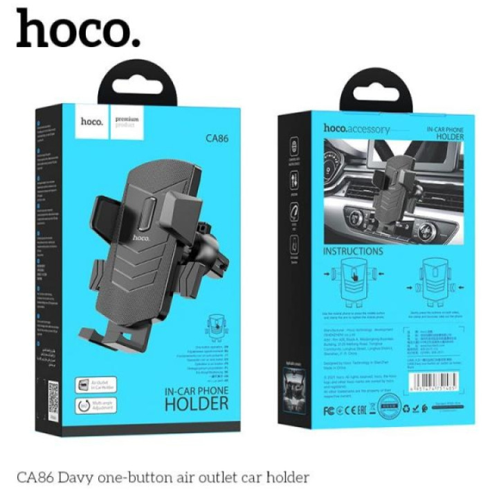 Hoco CA86 ที่วางโทรศัพท์ช่องแอร์รถยนต์