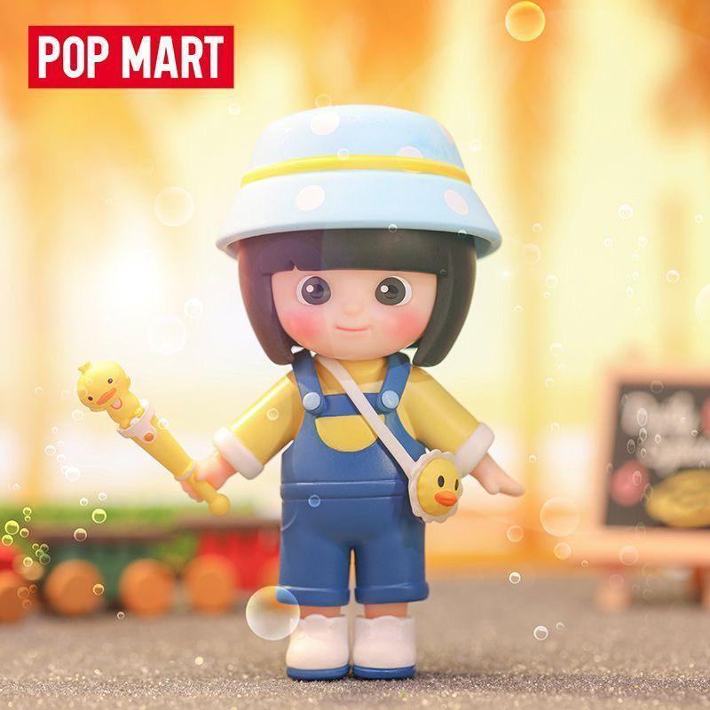ของแท้ POPMART Sister Head Variety ตู้เสื้อผ้า Series Mystery Box อินเทรนด์รูปสาวของขวัญ
