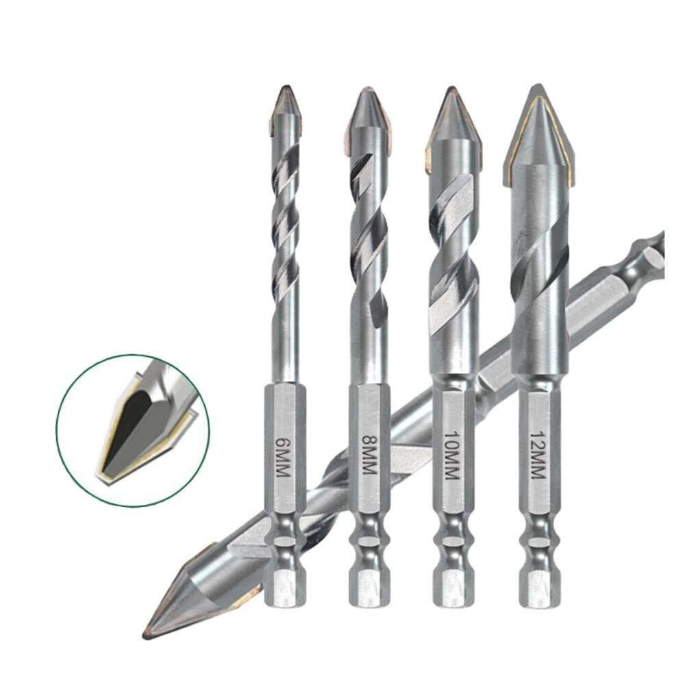 95 มม.หัวเอียงเจาะประหลาด 6.35 มม.Hex Shank เหล็กทังสเตนโลหะผสมหินเซรามิคคอนกรีต Slate หินอ่อนเจาะ Bit Hole เปิด