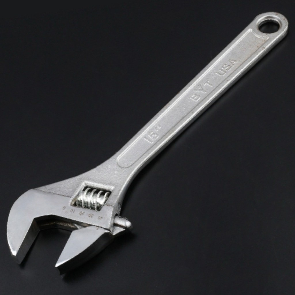 💕 ประแจ เลื่อน ประแจปากเลื่อน ขนาด 6 8 10 12 15 18 24 นิ้ว ปรับเลื่อนปากได้ ขันใต้อ่าง สายน้ำดี ท่อซิงค์ อุปกรณ์ช่าง 💕 - รูปที่ 2