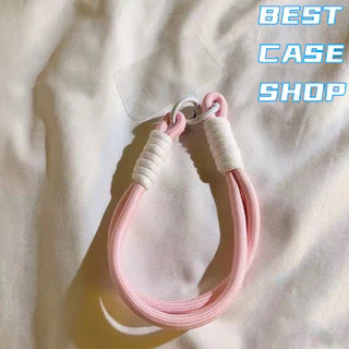 Phone Lanyard ความคิดริเริ่ม สายคล้องโทรศัพท์มือถือ สไตล์วินเทจ Weave เชือกเส้นเล็ก สีน้ําตาล Colorful แบบเรียบง่าย
