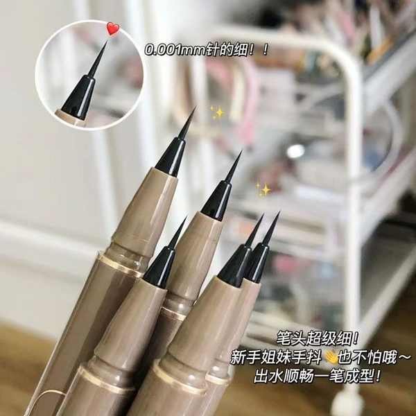 browit eyeliner eyeliner อายไลเนอร์แกะสลักละเอียดพิเศษ 0.01 มม., ละเอียดพิเศษ, แห้งเร็ว, กันน้ํา, ติ