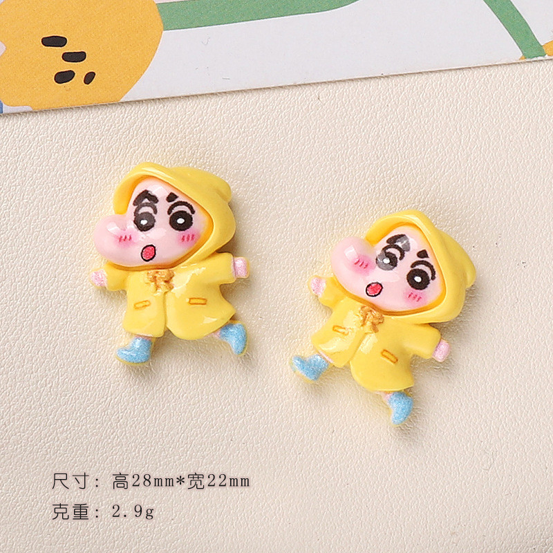 อุปกรณ์เสริมเรซิน DIY การ์ตูนอุปกรณ์เสริมก้นครีม Xiaoxin กิ๊บติดผมทำด้วยมือเคสโทรศัพท์หัวเข็มขัดรองเท้าชุดอุปกรณ์เสริม