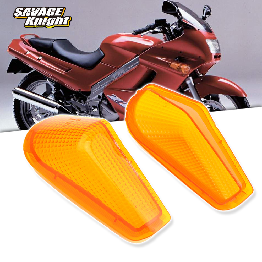 Yฝาครอบไฟเลี้ยวด้านหน้าสำหรับ KAWASAKI ZZ-R 250 ZZR250 1990-2007 ZX-10 ZX10อุปกรณ์เสริมรถจักรยานยนต์