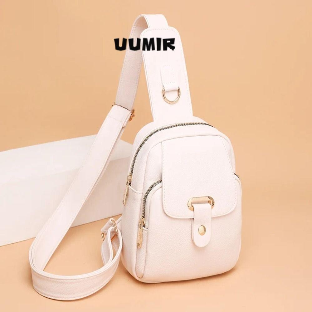 UUMIR กระเป๋าคาดหน้าอก,กระเป๋าสตรีเทรนด์หลายกระเป๋า,กระเป๋าหนัง PU Pack Designer กระเป๋าสะพายข้างแบบนุ่มผู้หญิง