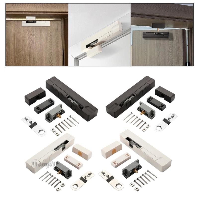 [Homyl1] ประตู Damper ปิดประตูอัตโนมัติพร้อมสกรู Professional Anti Pinching สังกะสีที่ทนทาน
