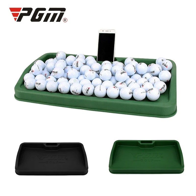 Pgm Golf Ball Service Box Pitching Storage Container พร้อมที่วางวิดีโอโทรศัพท์มือถืออุปกรณ์ฝึกซ้อมกอ