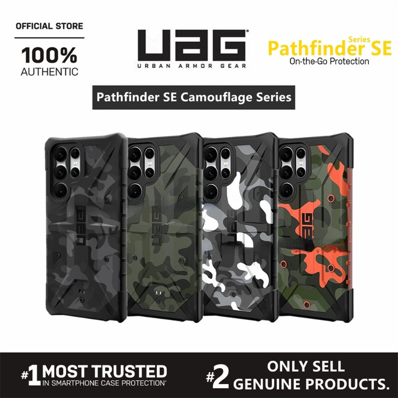 Uag Samsung Galaxy S23 Ultra S22 Ultra S21 Ultra S21+ S10+ Note20 Ultra Note10 Plus Case Pathfinder Camouflage Drop-proof ฝาหลัง