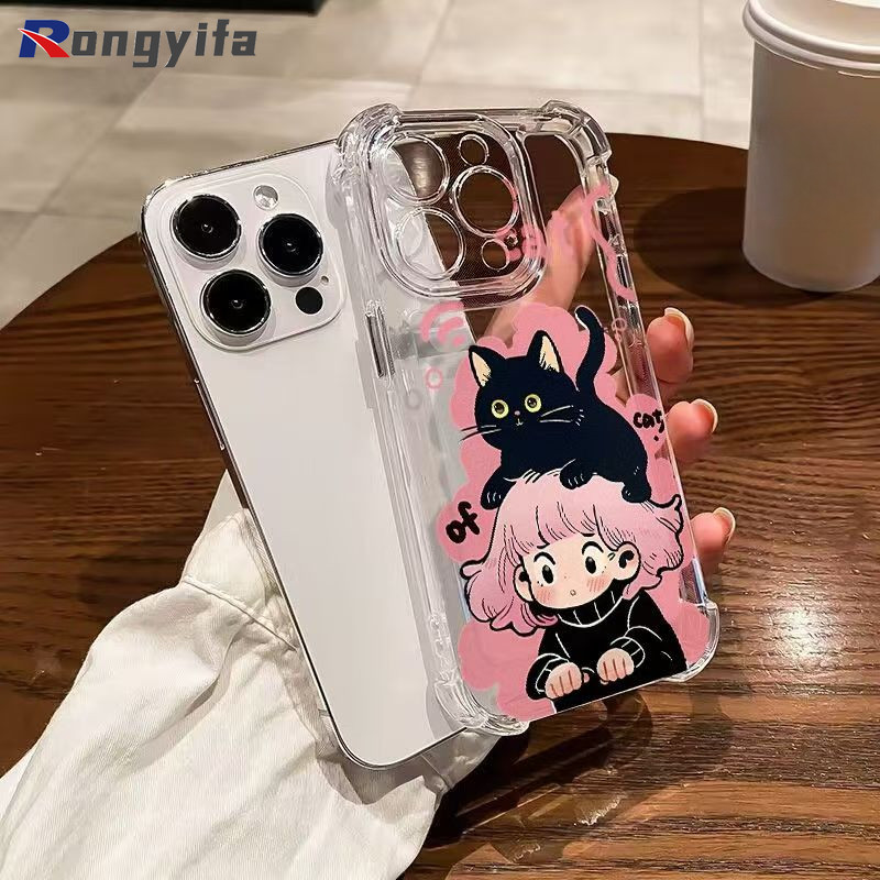 น่ารักการ์ตูนสาวสําหรับvivo Y19s 4G Y300 Y37 V40 Pro Lite V40E Y200 X200 Pro Mini Y28 iQOO 13 Z9s Z9