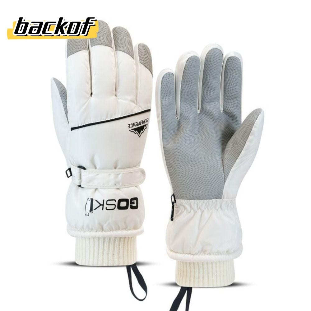 กระดูกสันหลัง ถุงมือกันหนาวถุงมือหน้าจอสัมผัสกันน้ําถุงมือสกีกลางแจ้งเครื่องมืออุ่นกันลมขี่จักรยานถุงมือผ้าฝ้ายอบอุ