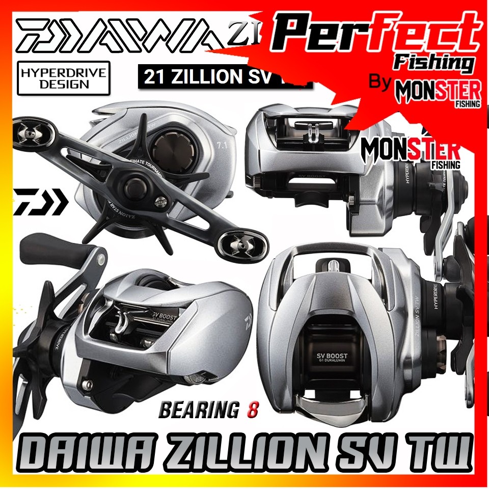 รอกตกปลา รอกหยดน้ำไดว่า DAIWA ZILLION SV TW ปี 2021