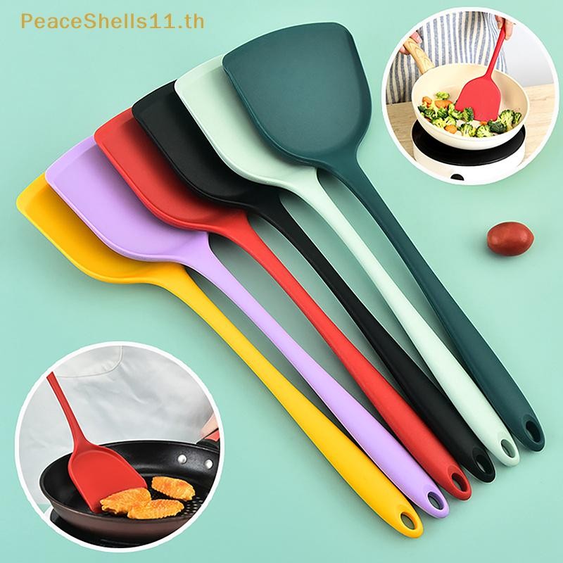 Peaceshells All-in-one ไม้พายซิลิโคนของใช้ในครัวทนความร้อนไม่ทอดไม้พายครัวเรือนซิลิโคนไม้พายจีน TH