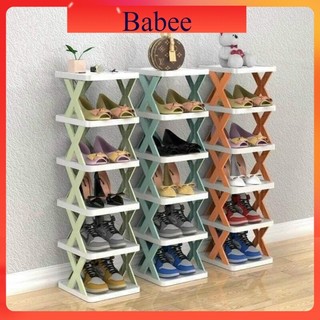 Kệ Để Giày Dép Đa Năng Dễ Tháo Lắp 5 Tầng Hot 2022, Kệ Trang Trí Decor Chữ X Hiện Đại Chất Liệu Nhựa PVC Cao Cấp