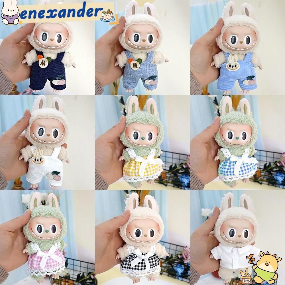 อุปกรณ์เสริมตุ๊กตา ENEXANDER,|Labubu Time To Chill Filled Labubu ตุ๊กตาเสื้อผ้า, Handmade Bow Sequined กระโปรงผ้ากอซ Cos ของขวัญตุ๊กตาทํามือเสื้อผ้าสําหรับ 17 ซม. Labubu ตุ๊กตา